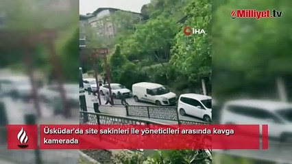 Site sakinleri ile yöneticileri arasında kavga! 'Buranın kralı biziz, polisi biziz'