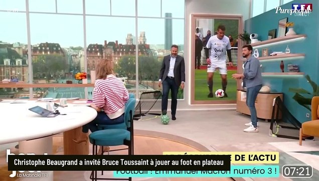 Christophe Beaugrand de retour dans Bonjour ! mais déjà prié de quitter le plateau de la matinale de TF1 par Bruce Toussaint