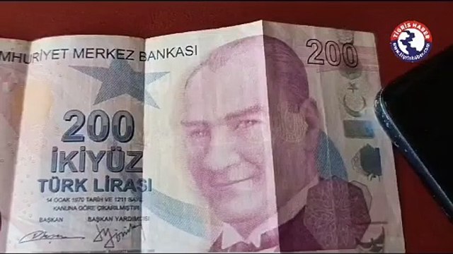 Sahte zannettiği para hatalı baskı çıktı!