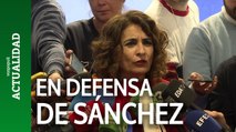 La vicepresidenta Montero defiende a Pedro Sánchez