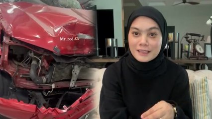 Reaksi gembira tanda syukur, suri rumah dan anak-anak tiada kecederaan serius selepas kemalangan