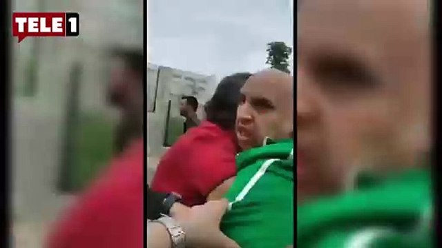 AKP’li meclis üyesi bir dokunuşla kendini yere attı