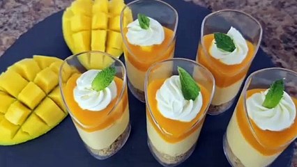 Mango Dessert Recipe / 2 Minutes Recipe / Healthy food recipe