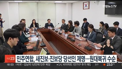 민주연합, 새진보·진보당 당선인 4명 제명…원대복귀 수순