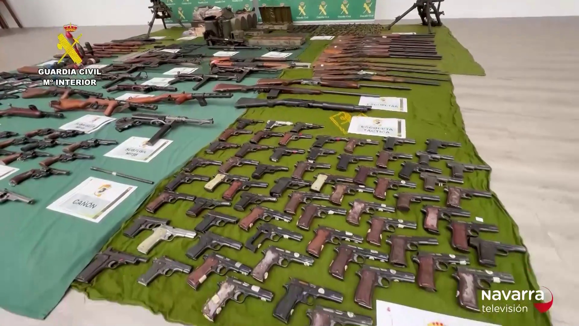 Incautadas 190 armas de fuego bajo la investigación Blackmamba