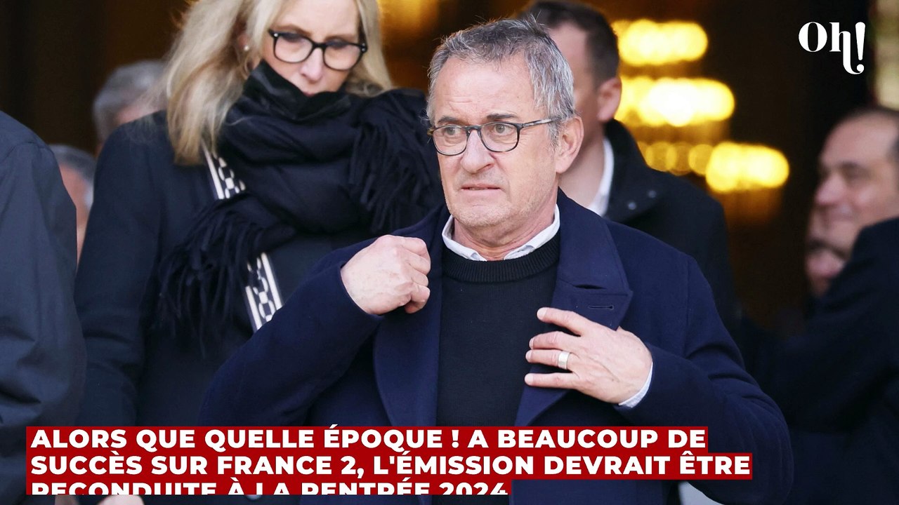 Christophe Dechavanne "ingérable" en coulisses de Quelle époque !