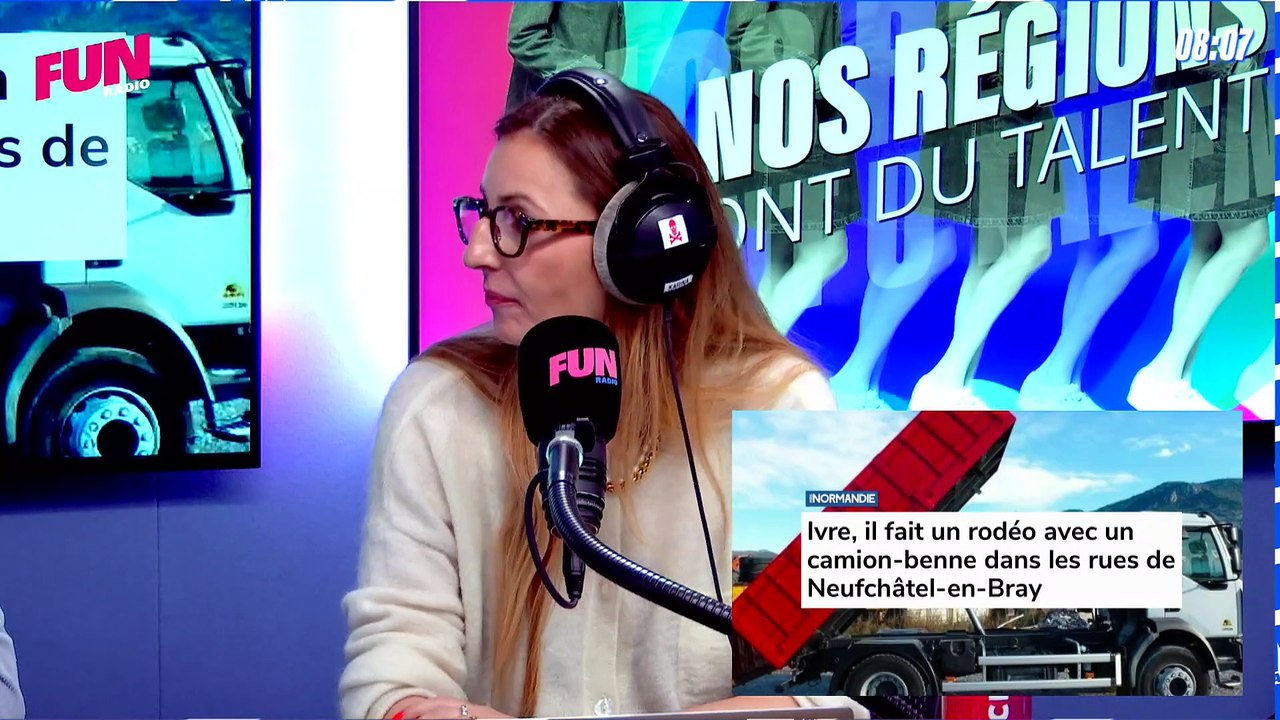 Nos régions ont du talent - Ivre, il fait un rodéo avec un camion-benne dans les rues de Neufchâtel-en-Bray