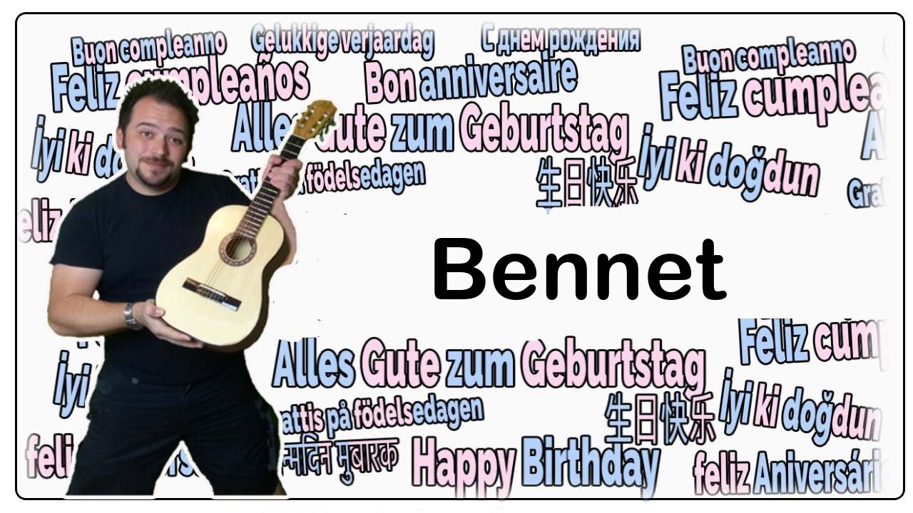 Happy birthday, bennet! geburtstagsgrüße an bennet