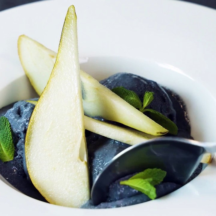 Glace au se´same noir