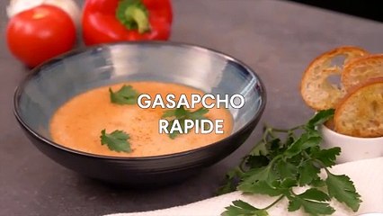 Recette Rapide de Gaspacho 🍅