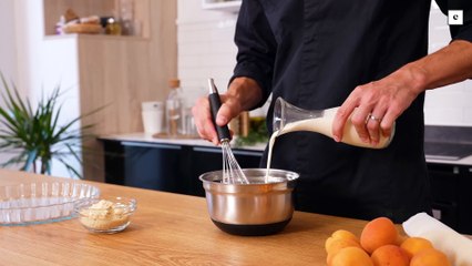 Tarte normande aux abricots