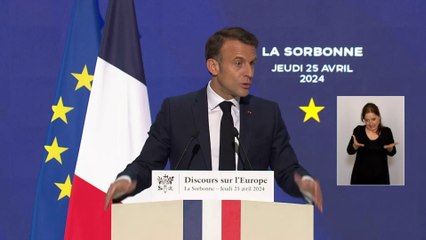 Emmanuel Macron appelle à « faire émerger une défense crédible du continent européen »