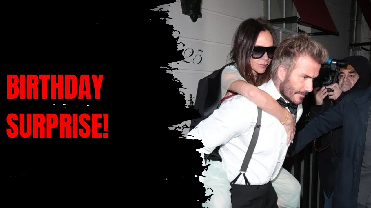 Posh Spice's Birthday Surprise