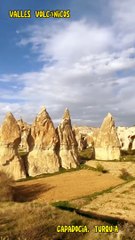 Los Valles Volcánicos en Capadocia, Turquía