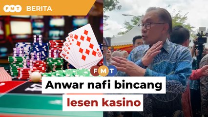 ‘Itu tipu’, Anwar nafi bincang lesen kasino di Forest City