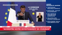 Emmanuel Macron : «Il nous faut un choc d’investissement commun»