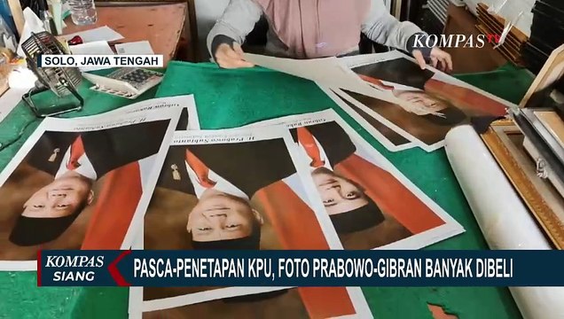 Usai Penetapan sebagai Presiden dan Wapres Terpilih, Foto Prabowo-Gibran Banyak Dibeli!