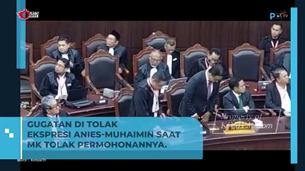 Ekspresi Anies Baswedan Saat MK Tolak Permohonannya