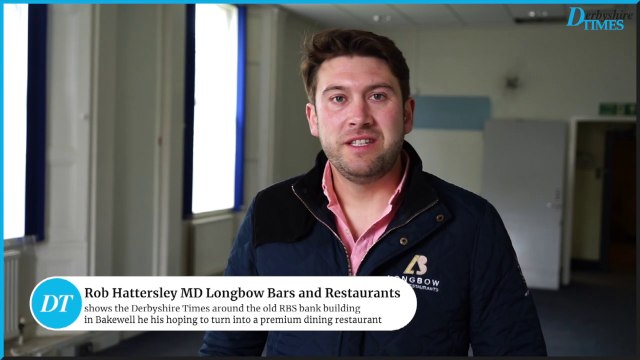 We take you around the closed RBS bank in Bakewell before work starts