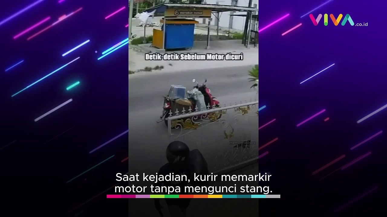 Maling Motor Kurir Paket Babak Belur Gegara Ini