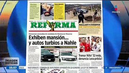 Primeras planas de los periódicos | 25 de abril de 2024