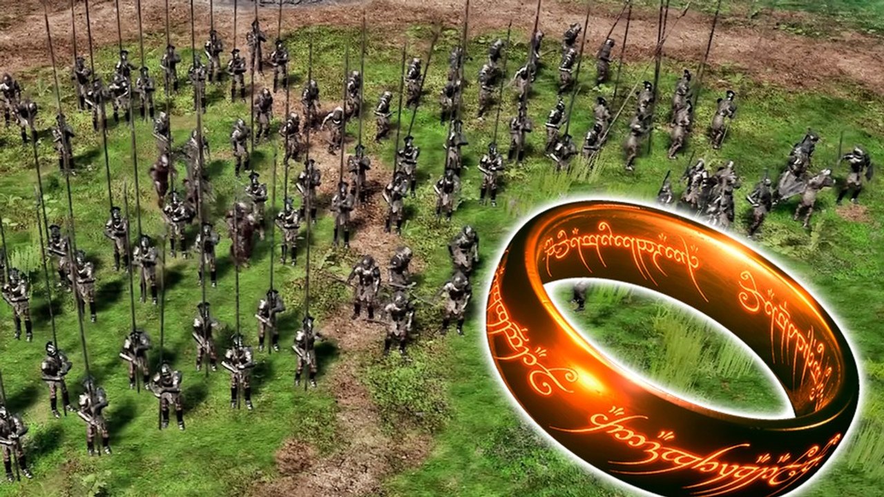 Basis bauen, einheiten rekrutieren: das geht schon im schlacht um mittelerde remake