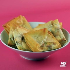 Bricks au fromage et persil