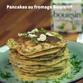 Pancakes au fromage Boursin Pie`ce Ail & Fines Herbes
