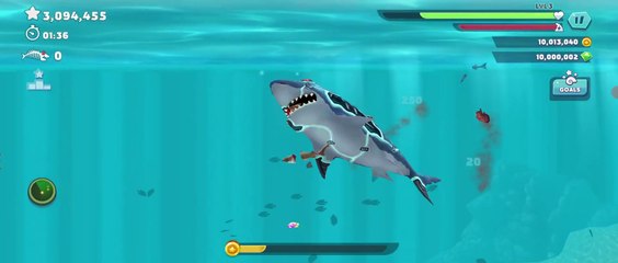 Baby Sharkinator in Hungry Shark Evolution Gameplay
