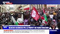 Tensions à Sciences Po: le préfet de police demande de faire évacuer la voie publique