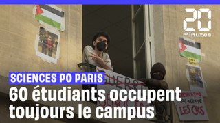 Une soixantaine d'étudiants propalestiniens occupent toujours Sciences Po Paris