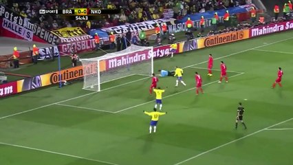 Brazil 2:1 Sjeverna Koreja SP 2010