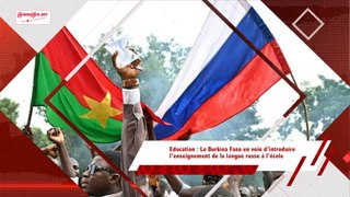 Le Burkina introduit la langue russe à l'école
