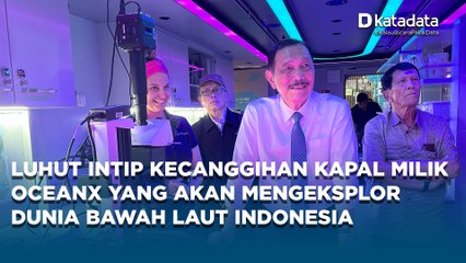 Luhut Intip Kecanggihan Kapal OceanXplorer Milik OceanX yang Akan Mengeksplor Dunia Bawah Laut Indonesia