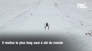 Ryoyu Kobayashi, un skieur japonais a effectué le saut à ski le plus long du monde