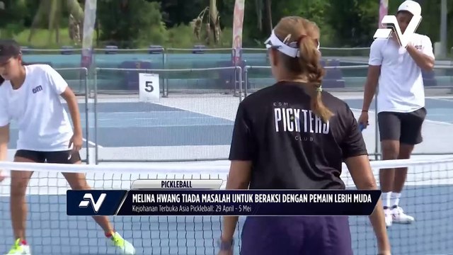 Berusia 58 tahun, Melina Hwang tetap bersemangat wakili negara dalam acara pickleball