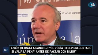 Azcón retrata a Sánchez: 