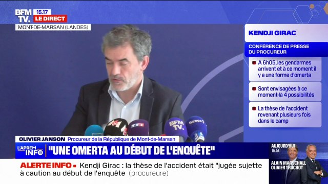 Kendji Girac blessé par balle: C'était un tir à bout portant relativement proche , indique le procureur de Mont-de-Marsan
