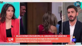 Intxaurrondo (TVE) saca las garras por Sánchez y culpa al 