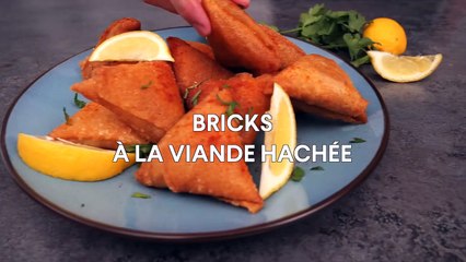 Bricks a` la viande hache´e