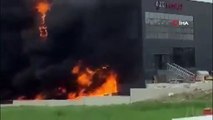 Ankara'da sanayi bölgesinde yangın: Dumanlar gökyüzünü kapladı