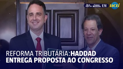 Haddad e Pacheco celebram o encaminhamento da proposta ao congresso