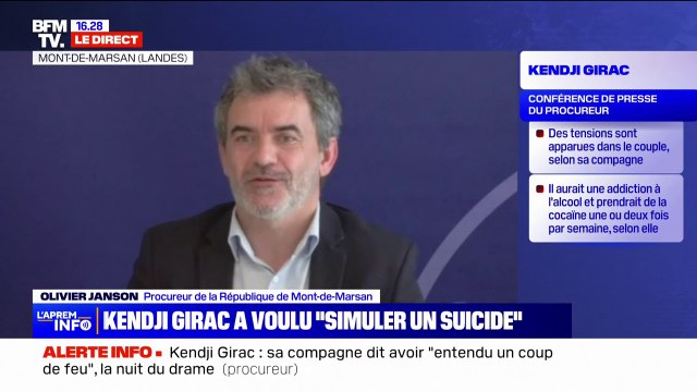 Kendji Girac: Il va certainement mettre plusieurs mois à retrouver la pleine possession de ses moyens , affirme le procureur