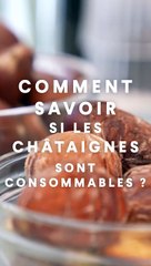 Comment savoir si les chataignes sont consommables?