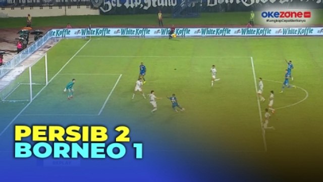 Highlight Liga 1 2023-2024 : Persib Bandung Menang 2-1 Borneo FC, David da Silva dan Ciro Alves Cetak Gol