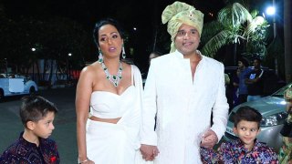 Arti Singh Wedding: Krushna Abhishek, Kashmera Shah Grand Entry With Kids FULL VIDEO|Boldsky