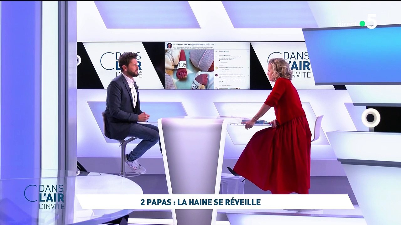 "On traite mon fils de 'sac à patates'" : Christophe Beaugrand évoque les messages homophobes qu'il a reçu sur le plateau de "C dans l'air"