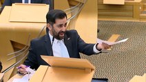 Humza Yousaf clashes with Douglas Ross over collapse of power-sharing agreement with Greens
