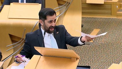 Humza Yousaf clashes with Douglas Ross over collapse of power-sharing agreement with Greens