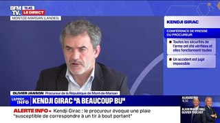 La femme de Kendji Girac, Soraya, a révélé en audition les addictions de la star comme l'explique en conférence de presse le procureur de la République.